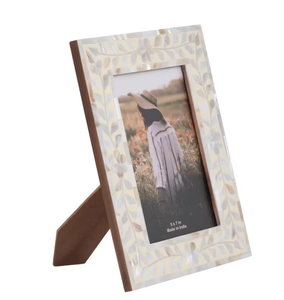 Marco de Fotos de Nácar Hecho a Mano de Lujo, Regalo de Boda, Decoración Elegante para Colgar en la Pared o Exhibir en la Mesa, Marcos de Fotos de Nácar - Product Image 5