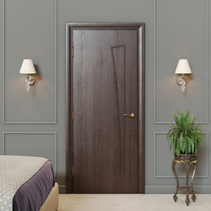 Porte composite en bois PVC imperméable WPC pour l'intérieur de la maison, appartement, entrepôt - Design moderne, garantie de 3 ans - Product Image 4