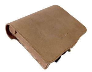 Pochette en cuir marron, petit sac utilitaire avec rabat à boucle ardillon, reproduction américaine, pochette pour cartouches en cuir naturel - Product Image 5