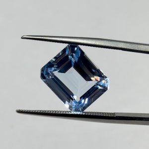 สปิเนลสีฟ้าอะความารีนที่เพาะเลี้ยงในห้องปฏิบัติการ # สปิเนลสังเคราะห์แบบหยาบ 105 ชิ้น  แบบ Flame Fusion ได้รับการรับรอง  จำลองแบบสปิเนลที่สร้างขึ้นในห้องปฏิบัติการ - Product Image 5