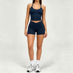 2 Piece Women Tracksuit Yoga Set Gym Clothing Sportswear Push Up Workout Running High Waist Leggings Fitness Outfits Sports Suit - Product Image 6