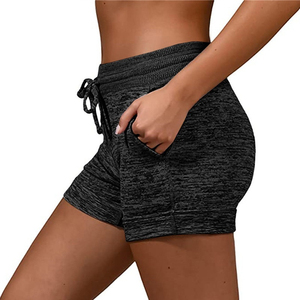 Nouveaux shorts d'été pour femmes avec cordon de serrage, taille haute élastique, amples, doux, décontractés, de plage et de sport - Product Image 2