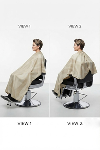 Cape de Barbier Professionnelle en Polyester pour Salon de Coiffure et Soins des Cheveux - Product Image 5