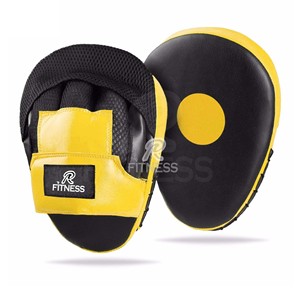 Professional <b>Focus</b> <b>Pads</b> Premium PU Leather Secure Wrist Closure Punch Mitts for Skill Development - Product Image 2