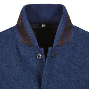 Chaquetas Varsity de Béisbol Vintage para Hombre, Personalizadas con Logotipo, Bordado Personalizado de Invierno, Mangas de Cuero, Lana - Product Image 4