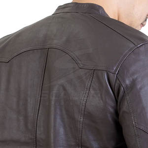 Chaqueta de Invierno de Cuero para Hombre de Primera Calidad con Logotipo Frontal, Forro Suave, Transpirable y Resistente al Viento para Todas las Estaciones - Product Image 6