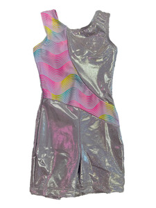 Leotardo Elegante con Pedrería Brillante sin Mangas para Niñas, para Ballet, Gimnasia, Danza y Actuaciones en Escenario - Product Image 3