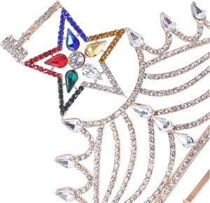 Corona OES Worthy Matron - Estrella Colorida, Ancho de 6 pulgadas, Material Oro Rosa, Tipo de Metal Oro Rosa - Product Image 3