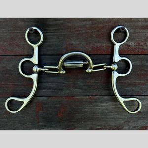 Stainless Steel Horse Bit Western Riding Equestrian Bridle Bit Silver Color <b>Roller</b> <b>Joint</b> Design 100% Best quality horse tack - Product Image 1