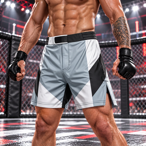 Wholesale MMA Fight <b>Shorts</b> Lightweight 150 GSM Polyester Spandex <b>Shorts</b> for Professional Training Gyms - Product Image 3