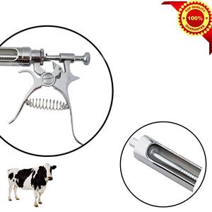 Seringue semi-automatique continue en acier métallique de 10 ml, 20 ml, 30 ml, 50 ml pour volailles, seringue vétérinaire CE Narham Enterprises - Product Image 6