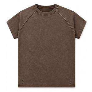 Camisetas Deportivas de Punto Raglán OEM, Cuello Redondo de Algodón Suave, Ropa Personalizada al por Mayor, Fabricante de Ropa Deportiva de Secado Rápido - Product Image 1