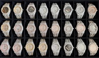 Reloj de Lujo de Moda con Moissanita de Alta Calidad, Cuarzo, Certificado D VVS, Correa de Acero Inoxidable de 21mm de Ancho, Pasa el Test de Diamantes, Estilo Antiguo