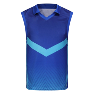 Maillot de football personnalisé pour homme, uniforme d'équipe sans manches, motif uni, polyester respirant de haute qualité, séchage rapide, imprimé par sublimation - Product Image 5