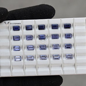 4mm 6mm Rare Natural Iolite Faceted Octagon <b>Shape</b> Handmade Loose Gemstone Best Selling Wholesale Jewelry Tax Free Gift Service - Product Image 3