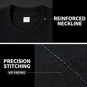 Camiseta de Hombre de Estilo Urbano, Personalizada, de Alta Calidad, 280 g/m², 100% Algodón, Tejido Sólido, Talla Grande, Impresión DTG con Logotipo, Colección 2026 - Product Image 3