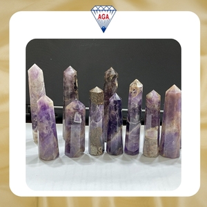 คริสตัลพลอยอเมทิสต์ธรรมชาติสำหรับขายหอคอยขนาดผสมและจุดอเมทิสต์ธรรมชาติทำด้วยมือสินค้าจำนวนมาก - Product Image 6