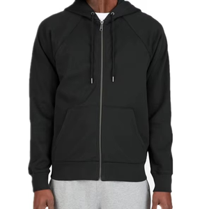 Vente Flash : Sweat à Capuche Unisexe Surdimensionné Personnalisable avec Fermeture Éclair Intégrale, en Coton de Haute Qualité, Broderies Détaillées, Style Décontracté - Product Image 3