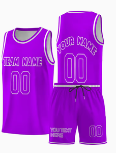 2pcs Custom Basketball Uniform for Adults Featuring Personalized Name Number And Team Logo - Product Image 1