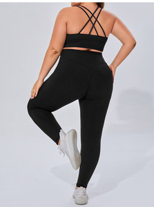 Vêtements de sport sur mesure grande taille pour femmes, ensembles de yoga, vêtements de sport pour la gym, vêtements de yoga pour l'extérieur, tenue de sport active, vêtements de fitness pour femmes - Product Image 3