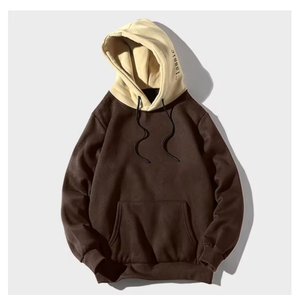 Sudadera con Capucha para Hombre, Estilo Urbano, Diseño de Parches, Corte Ajustado, Casual, Hip Hop, con Suministro OEM para la Temporada de Invierno, Superventas - Product Image 4