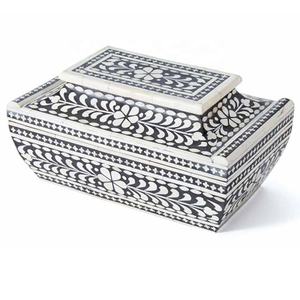 Nuevo Estuche Moderno Rectangular Sólido con Incrustaciones de Hueso para Joyas, Organizador de Joyas, Precio al por Mayor - Product Image 1