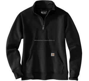 Sweat à capuche zippé multicolore pour femmes, col montant, respirant, polyester, coton mélangé - Product Image 4