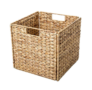 Panier de rangement en jute de qualité supérieure, écologique, portable, avec poignée, design personnalisé, logo personnalisé, taille personnalisée - Product Image 5