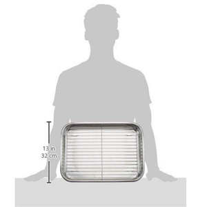 16.5 x 12 Inch All in One Stainless Steel Roasting and Lasagna Pan with Rack Oven <b>Baking</b> Tray Roaster Cooking Pan <b>Set</b> - Product Image 4