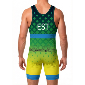 Custom Stretch Wrestling Singlet Manufacturer | <b>Free</b> Design Service | Digital Print Team Wrestling Uniforms | Premium Quality - Product Image 3