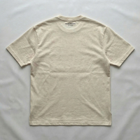 T-shirt oversize à manches bouffantes pour homme, en maille côtelée, mélange de coton, élégant, décontracté, à manches courtes, respirant et à séchage rapide