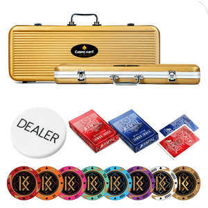 Juego de Fichas de Póker Knight Angel de 300/500 Piezas con 10/20 Placas, Fichas de Cerámica de 40/45/50 mm, Peso de 10/14/17 g - Product Image 1