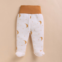 Cot and Candy Pantalon à pieds roulés en élasthanne de bambou biologique de qualité supérieure - Tiny Twinkle