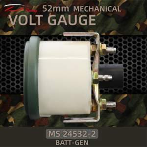 Pantalla LED de calibre mecánico de 52mm VOLT BATT-GEN, medidor de nueva condición HMMWV HUMVEE para camión, coche usado para Chevrolet - Product Image 4