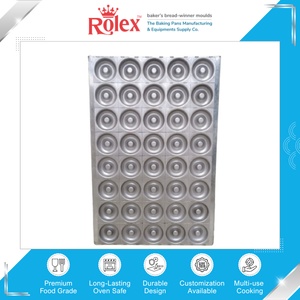 Plateau à gâteaux et donuts de qualité supérieure, en acier alu, résistant au four et lavable, 600x400mm, 40 cavités, en gros, à vendre - Product Image 2