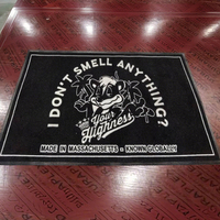 Tapis d'entrée personnalisés avec logo, ensemble cadeau, tapis en nylon jacquard imprimé, design personnalisé, tapis de porte, coussin, tapis de sol en caoutchouc pour extérieur