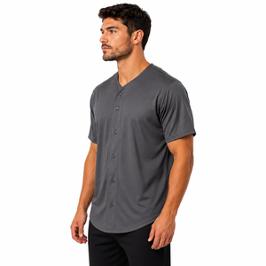 Maillot de sport moderne doté d'un tissu de qualité supérieure pour les joueurs lors des matchs et des entraînements d'équipe, offrant une grande liberté de mouvement et un style sportif. - Product Image 2