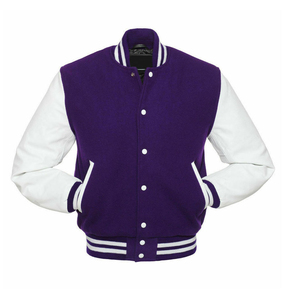 Custom Men's Wool Varsity <b>Jacket</b> Warm Winter Oversized Baseball <b>Jacket</b> with <b>Red</b> Letters - Product Image 4