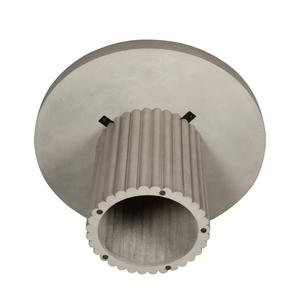 Table à manger ronde de luxe en GFRC, design personnalisé, fabriquée au Vietnam, pour projets d'aménagement intérieur de centres commerciaux et d'entrées - Product Image 3
