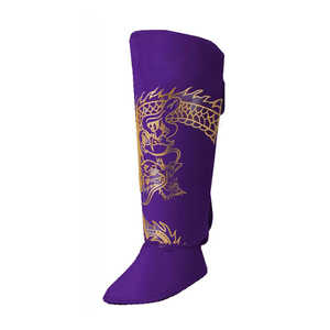 Espinilleras de Cuero Personalizadas al por Mayor - Ligeras, Ecológicas, con Cierre Ajustable de Velcro para Boxeo y Artes Marciales - Product Image 4