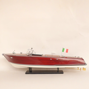 RIVA CORSARO - Maqueta de Lancha Rápida de Madera Pintada a Mano por Fabricante Vietnamita, Decoración del Hogar y Regalo - Product Image 1
