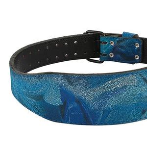 Custom Logo Cowhide Leather Power Weight Lifting Belt for Gym Competition Grade Cowhide Powerlifting Belts - Product Image 3