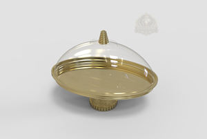 Soporte de Lujo para Tartas, Bandeja Dorada para Servir, Juego de Servicio Árabe, Decoración de Ramadán, Estilo Majlis de Abu Dhabi, Colección Eid, Postre de Boda - Product Image 6