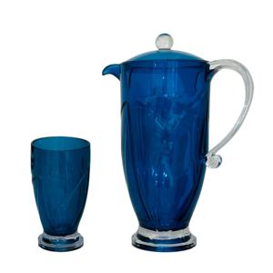 Jarra de agua de plástico acrílico moderna ecológica irrompible-Vasos - Product Image 2