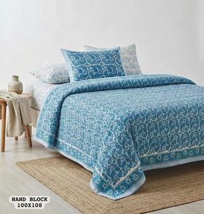 Juego de Sábanas de Algodón King Size con Diseño Único Hecho a Mano, 2 Fundas de Almohada Reversibles con Cierre, Ropa de Cama Elegante Disponible para la Venta - Product Image 3