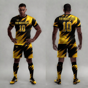 Uniformes de Fútbol con Degradado de Mármol Blanco y Azul, Sublimación, Venta al Por Mayor, Directo de Fábrica, Ropa Deportiva de Alto Rendimiento - Product Image 3