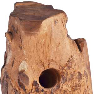 Porte-bouteilles en teck massif pour 8 bouteilles 15,7''x11,8''x31,5'' - Solution de rangement élégante et durable - Product Image 2