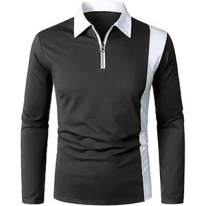 Camisas Polo al por Mayor con Cierre de Cremallera, 100% Algodón, Calidad Premium, Camisas Polo Personalizadas con Logotipo para Hombre, Pedidos al por Mayor - Product Image 5