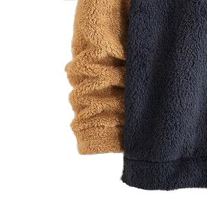 New Arrival High Quality <b>Sherpa</b> Fluffy Fleece <b>Hoodie</b> Customized Unisex Pullover Autumn/Winter Embossed Print Streetwear Casual - Product Image 4