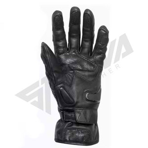Custom Breathable <b>Touch</b> <b>Screen</b> Full Finger Eco-Friendly Lightweight Motorcycle Racing Leather <b>Gloves</b> Hook Loop Closure Cycling - Product Image 4